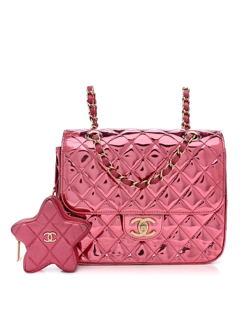 Chanel Mirror Calfskin Metallic Quilted #284906C39B